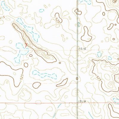 United States Geological Survey Derrick, ND (1972, 24000-Scale) digital map