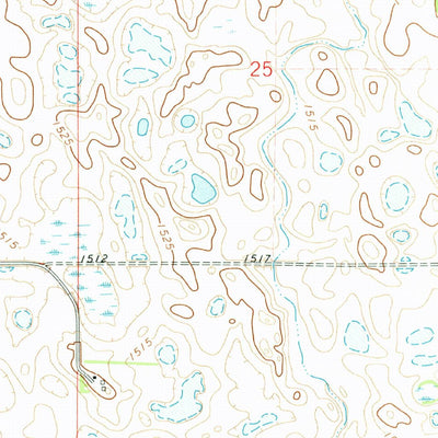 United States Geological Survey Derrick NW, ND (1972, 24000-Scale) digital map