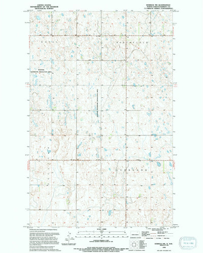 United States Geological Survey Derrick NW, ND (1994, 24000-Scale) digital map