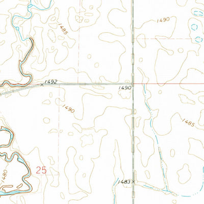 United States Geological Survey Derrick SW, ND (1972, 24000-Scale) digital map