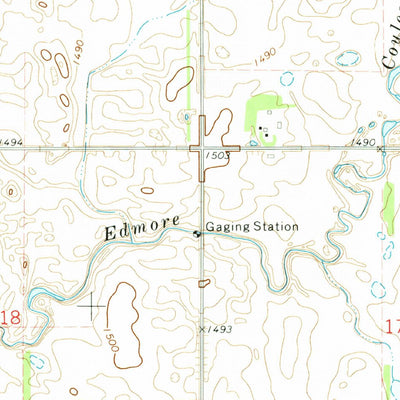 United States Geological Survey Derrick SW, ND (1972, 24000-Scale) digital map