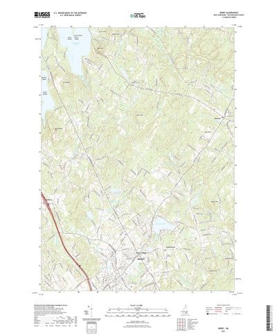 United States Geological Survey Derry, NH (2021, 24000-Scale) digital map