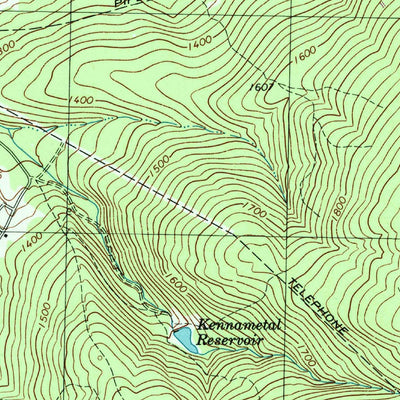 United States Geological Survey Derry, PA (1998, 24000-Scale) digital map