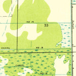United States Geological Survey Des Allemands, LA (1932, 31680-Scale) digital map