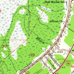 United States Geological Survey Des Allemands, LA (1952, 24000-Scale) digital map