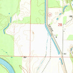 United States Geological Survey Des Arc East, AR (1968, 24000-Scale) digital map