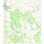 United States Geological Survey Des Arc East, AR (1968, 24000-Scale) digital map