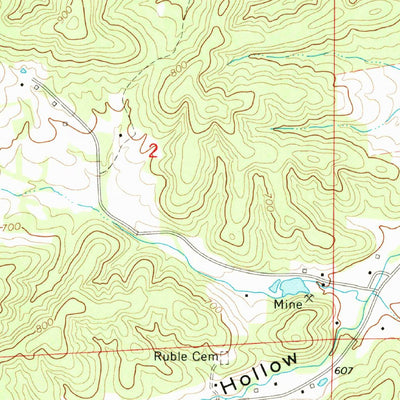 United States Geological Survey Des Arc, MO (1969, 24000-Scale) digital map
