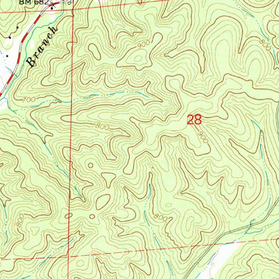 United States Geological Survey Des Arc, MO (1969, 24000-Scale) digital map