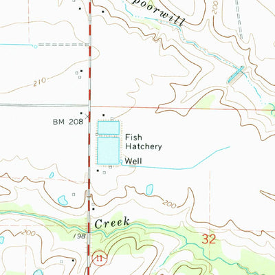 United States Geological Survey Des Arc West, AR (1964, 24000-Scale) digital map