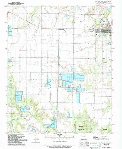 United States Geological Survey Des Arc West, AR (1994, 24000-Scale) digital map
