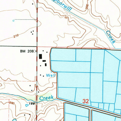 United States Geological Survey Des Arc West, AR (1994, 24000-Scale) digital map