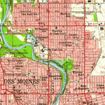 United States Geological Survey Des Moines, IA (1956, 62500-Scale) digital map