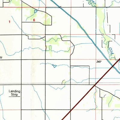 United States Geological Survey Des Moines, IA (1984, 100000-Scale) digital map