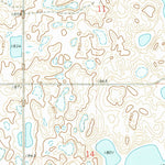 United States Geological Survey Des Moines Lake, ND (1972, 24000-Scale) digital map