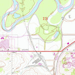 United States Geological Survey Des Moines SW, IA (1956, 24000-Scale) digital map
