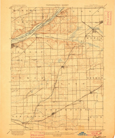 United States Geological Survey Des Plaines, IL (1900, 62500-Scale) digital map