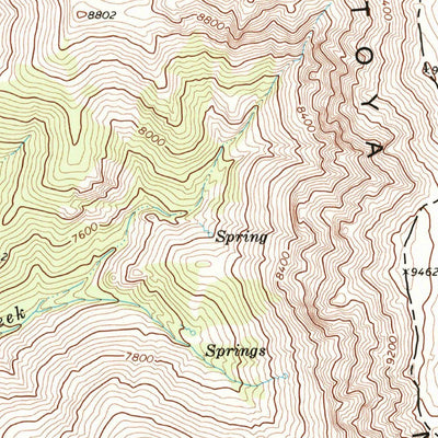 United States Geological Survey Desatoya Peak, NV (1969, 24000-Scale) digital map