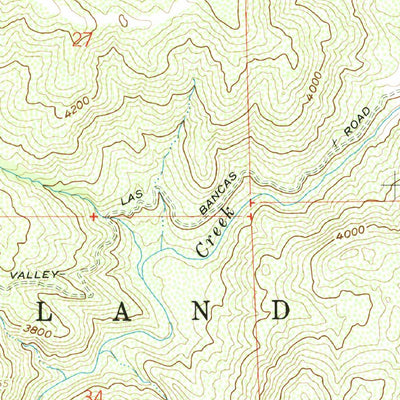 United States Geological Survey Descanso, CA (1960, 24000-Scale) digital map