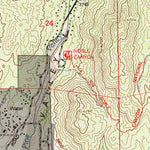 United States Geological Survey Descanso, CA (1997, 24000-Scale) digital map