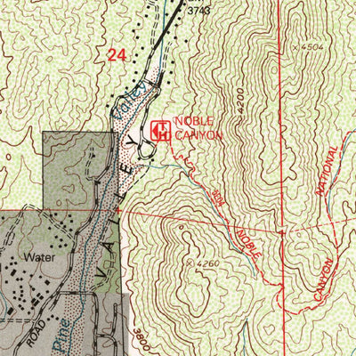 United States Geological Survey Descanso, CA (1997, 24000-Scale) digital map