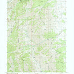 United States Geological Survey Deseret Peak East, UT (1985, 24000-Scale) digital map