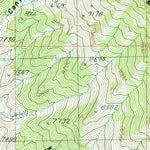 United States Geological Survey Deseret Peak East, UT (1985, 24000-Scale) digital map