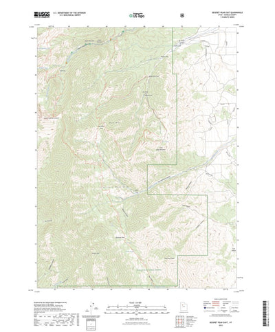 United States Geological Survey Deseret Peak East, UT (2023, 24000-Scale) digital map
