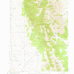 United States Geological Survey Deseret Peak, UT (1955, 62500-Scale) digital map