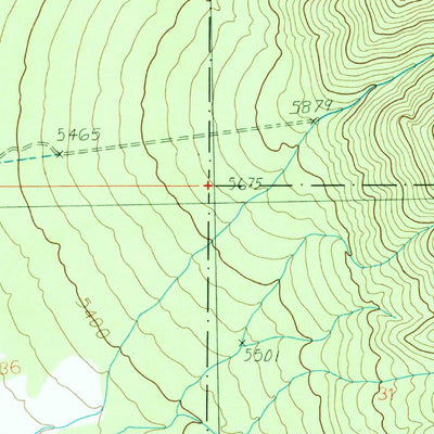 United States Geological Survey Deseret Peak West, UT (1985, 24000-Scale) digital map