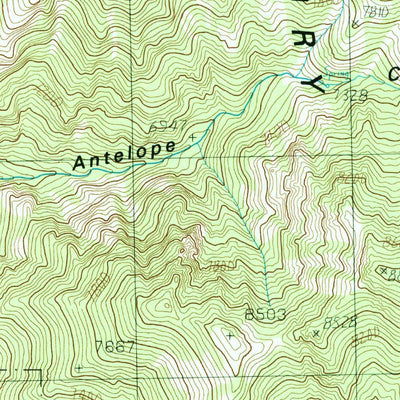 United States Geological Survey Deseret Peak West, UT (1985, 24000-Scale) digital map