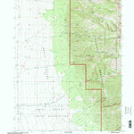 United States Geological Survey Deseret Peak West, UT (1998, 24000-Scale) digital map