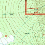 United States Geological Survey Deseret Peak West, UT (1998, 24000-Scale) digital map