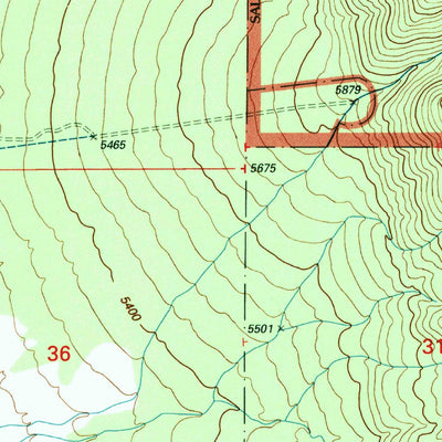 United States Geological Survey Deseret Peak West, UT (1998, 24000-Scale) digital map