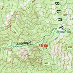 United States Geological Survey Deseret Peak West, UT (1998, 24000-Scale) digital map