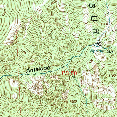 United States Geological Survey Deseret Peak West, UT (1998, 24000-Scale) digital map