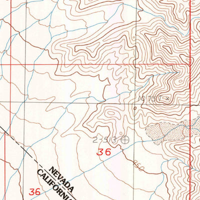 United States Geological Survey Desert, CA-NV (1985, 24000-Scale) digital map