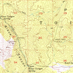 United States Geological Survey Desert Creek Peak, NV-CA (1956, 62500-Scale) digital map
