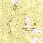 United States Geological Survey Desert Creek Peak, NV-CA (1956, 62500-Scale) digital map