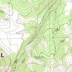 United States Geological Survey Desert Creek Peak, NV-CA (1988, 24000-Scale) digital map