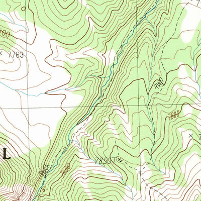 United States Geological Survey Desert Creek Peak, NV-CA (1988, 24000-Scale) digital map