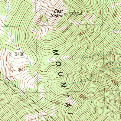 United States Geological Survey Desert Creek Peak, NV-CA (1988, 24000-Scale) digital map