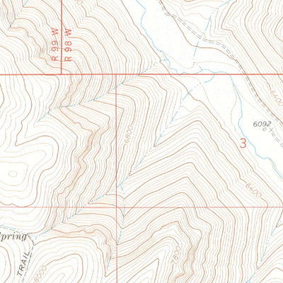United States Geological Survey Desert Gulch, CO (1971, 24000-Scale) digital map