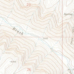 United States Geological Survey Desert Gulch, CO (1971, 24000-Scale) digital map