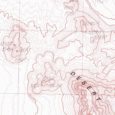 United States Geological Survey Desert Hills NW, NV (1983, 24000-Scale) digital map