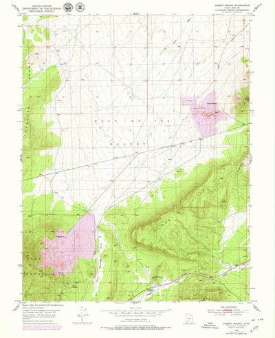 United States Geological Survey Desert Mound, UT (1950, 24000-Scale) digital map