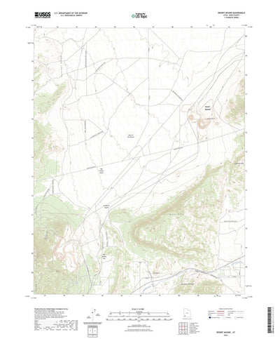 United States Geological Survey Desert Mound, UT (2023, 24000-Scale) digital map