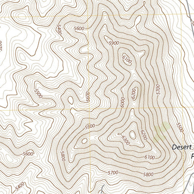 United States Geological Survey Desert Mountain Pass, UT (2023, 24000-Scale) digital map