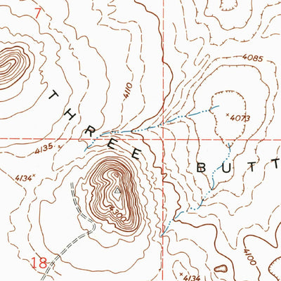 United States Geological Survey Desert, NM (1955, 24000-Scale) digital map