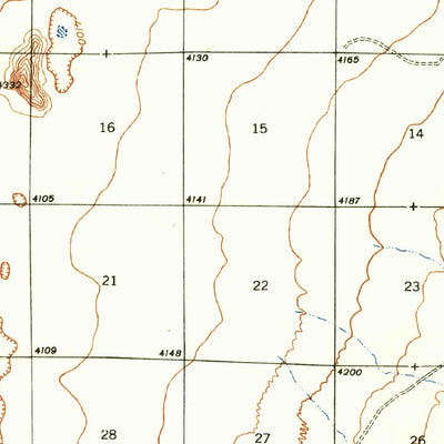 United States Geological Survey Desert, NM-TX (1941, 62500-Scale) digital map
